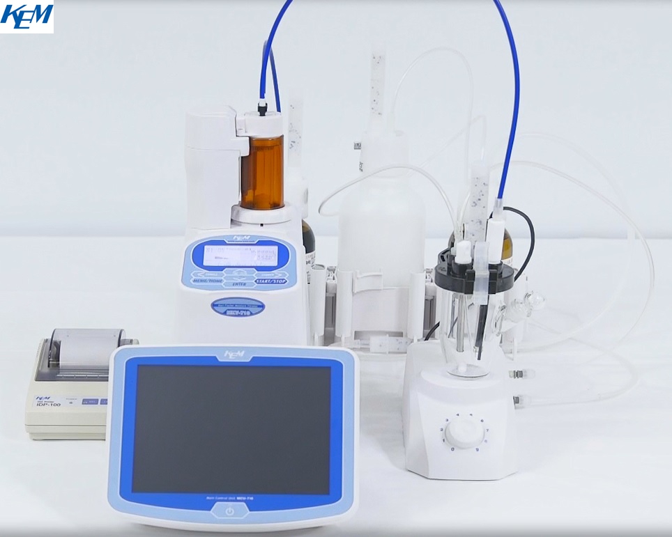 京都电子KEM MKC-710S水分测定系统：库仑法精准测水，联用ADP-611蒸发器，适用于塑料橡胶等固体样品